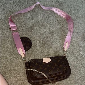 Authentic Louis Vuitton 3 piece mini-pouchette bag